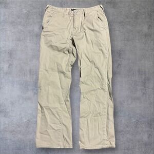 BKE Pants Mens 33x30 Beige Jake Straight Chino Stretch Casual Khakis Comfort